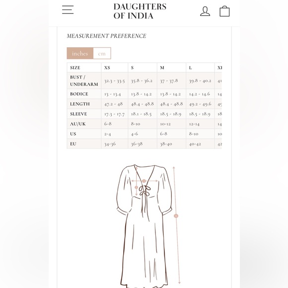 Daughters of India Jasmine Midi Dress - Shell 3XL - Picture 14 of 15